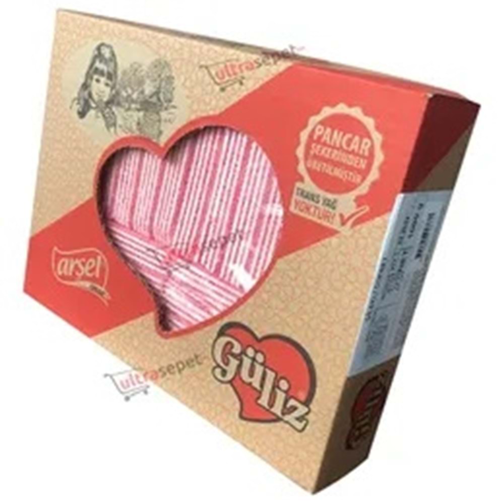 1000 GR GÜLİZ EL YAPIM GOFRET ÇİLEKLİ (%100 PANCAR ŞEKERİ)