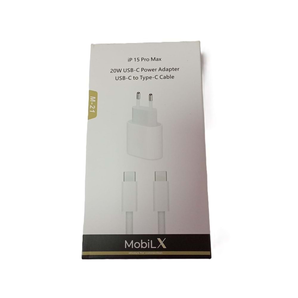 MOBİL X İP 15 PROMAX 20W TYPE-C İPONE ŞARJ KABLO