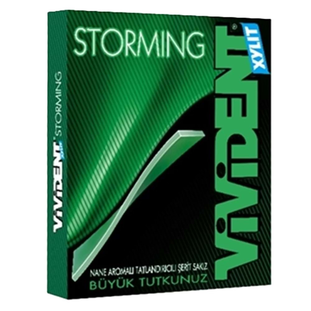 33 GR VİVİDENT STORMİNG XYLİT NANE AROMALI SAKIZ