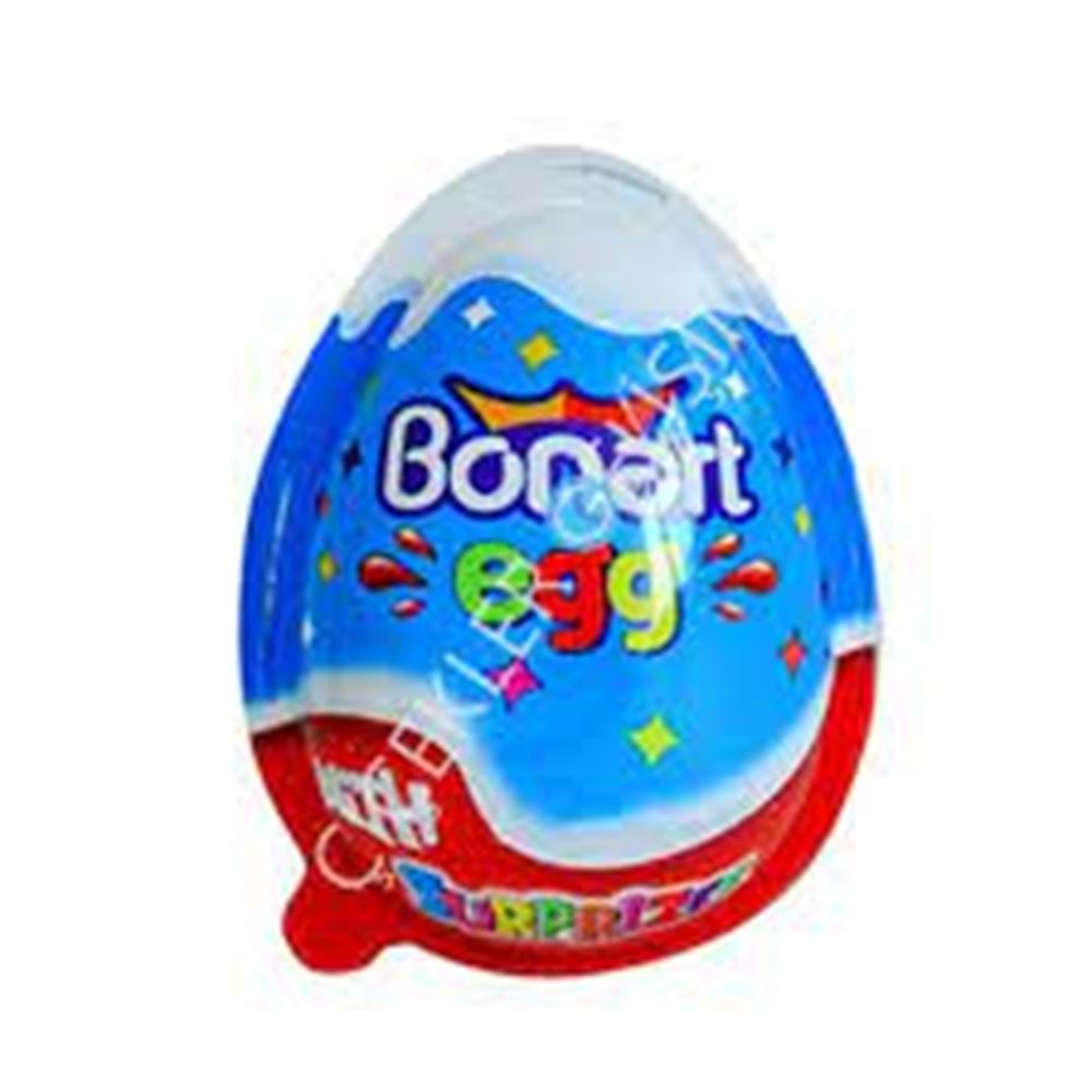 25 GR BONART MAVİ TOYBOX SÜPRİZ YUMURTA
