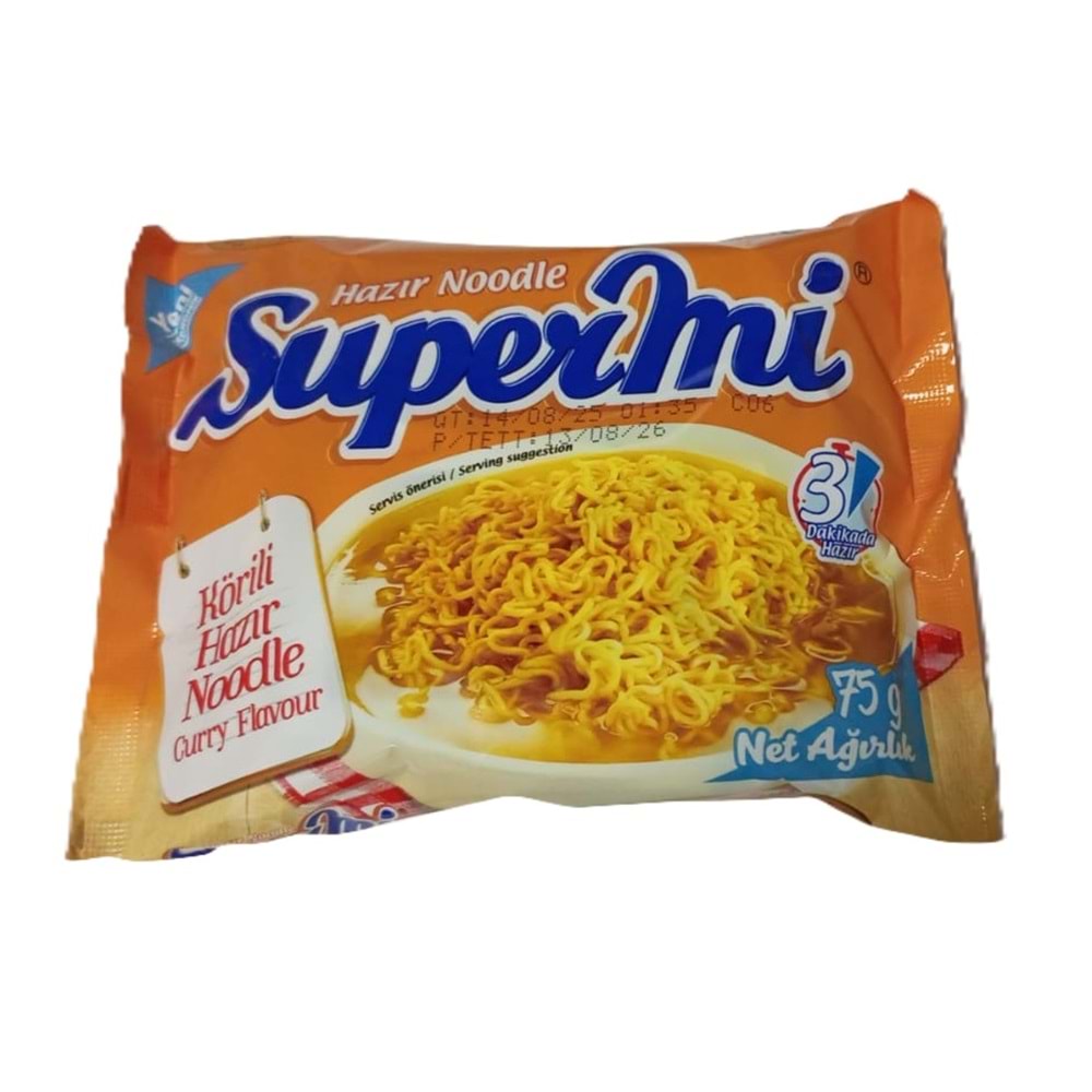 75 GR SUPERMİ KÖRİLİ HAZIR NOODLE