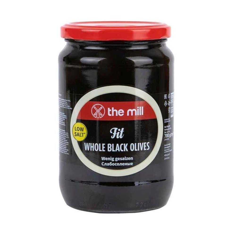 700 GR THE MİLL AZ TUZLU DOĞAL FİT KALAMAR SİYAH ZEYTİN
