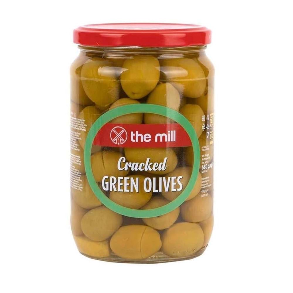 680 GR THE MİLL KIRMA DOĞAL YEŞİL ZEYTİN