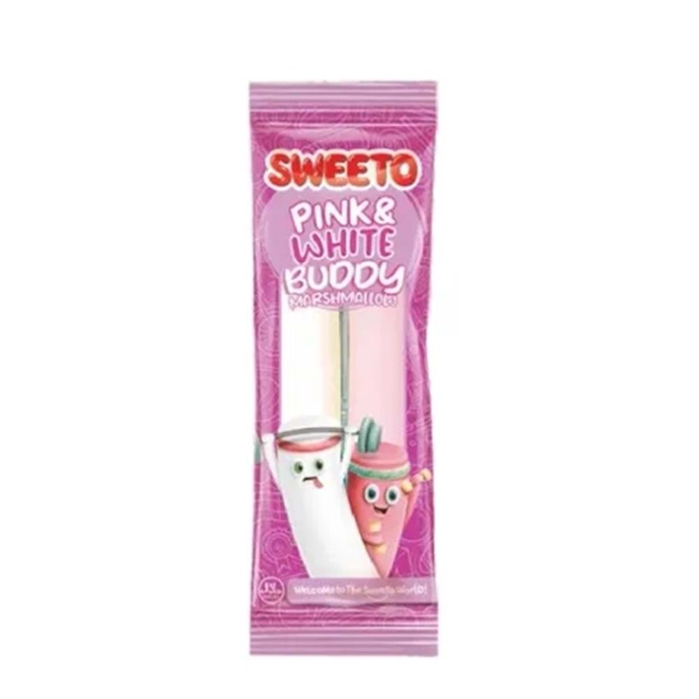23 GR SWEETO PİNK&WHİTE MARSMELOW JELİBON
