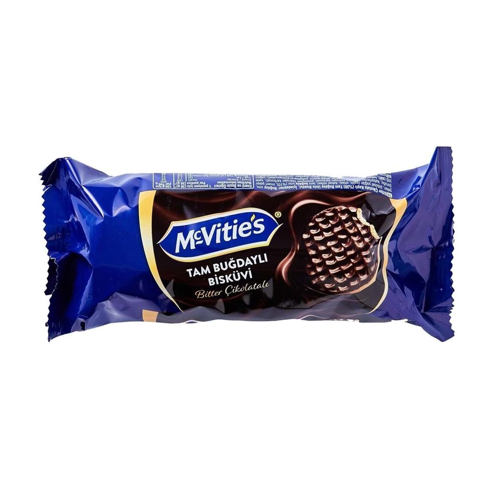 98 GR MCVİTİES TAM BUĞDAY BİTTER ÇİKOLATA BİSKÜVİ