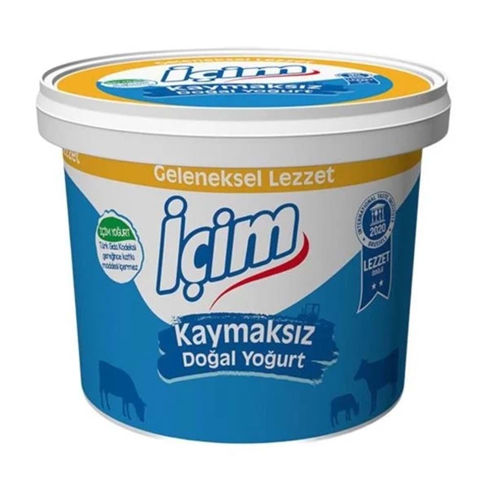 2000 GR İÇİM TAM YAĞLI KAYMAKSIZ YOĞURT