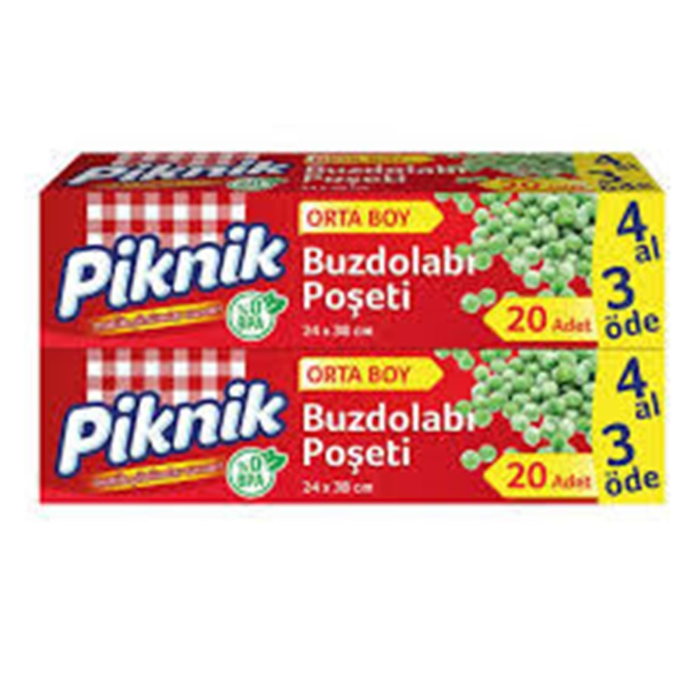 24x38 PİKNİK ORTABOY BUZDOLABI POŞETİ