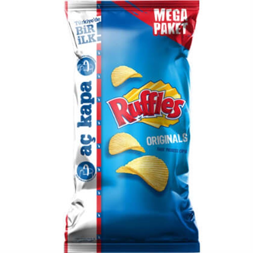 218 GR RUFFLES ORJİNAL SADE PATATES MEGA CİPS