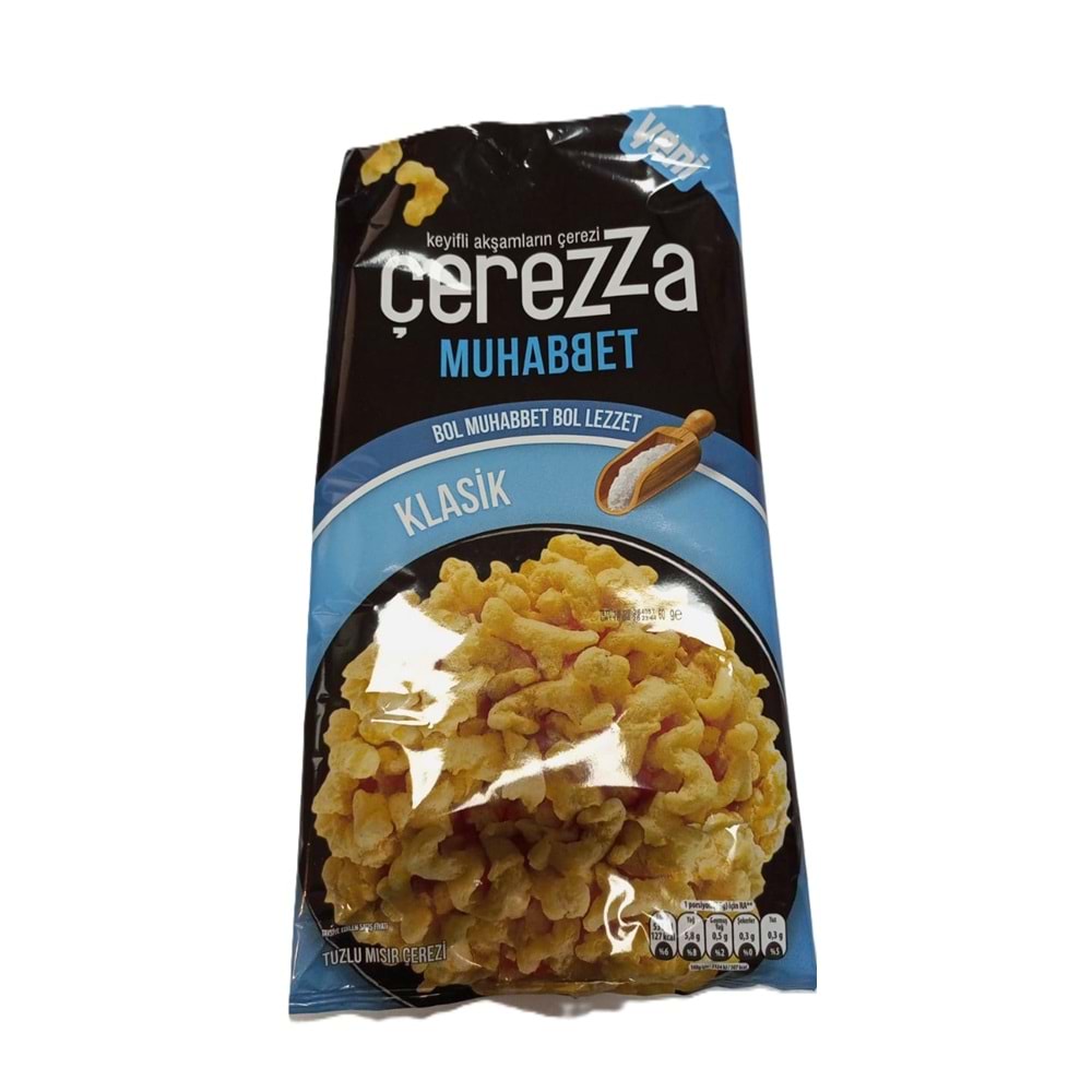 60 GR ÇEREZZA KLASİK TUZLU MISIR ÇEREZİ