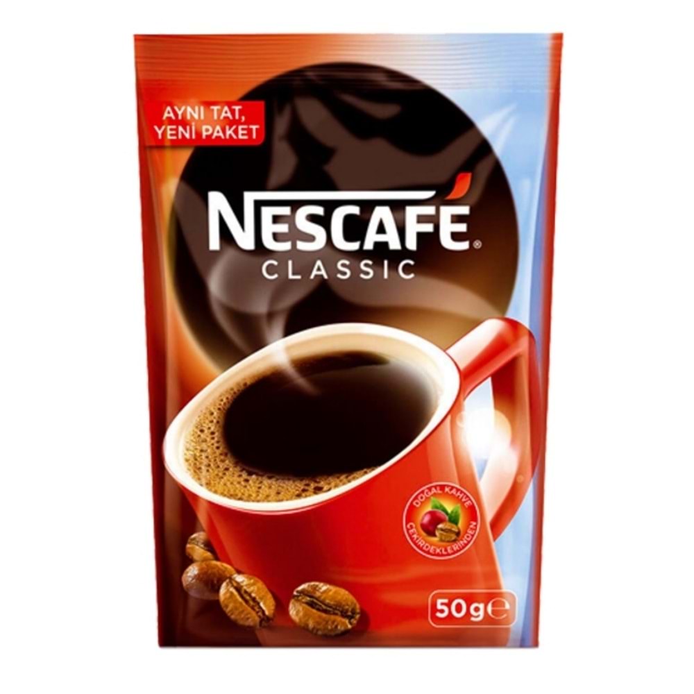 50 GR NESCAFE CLASSIC GARANÜR KAHVE