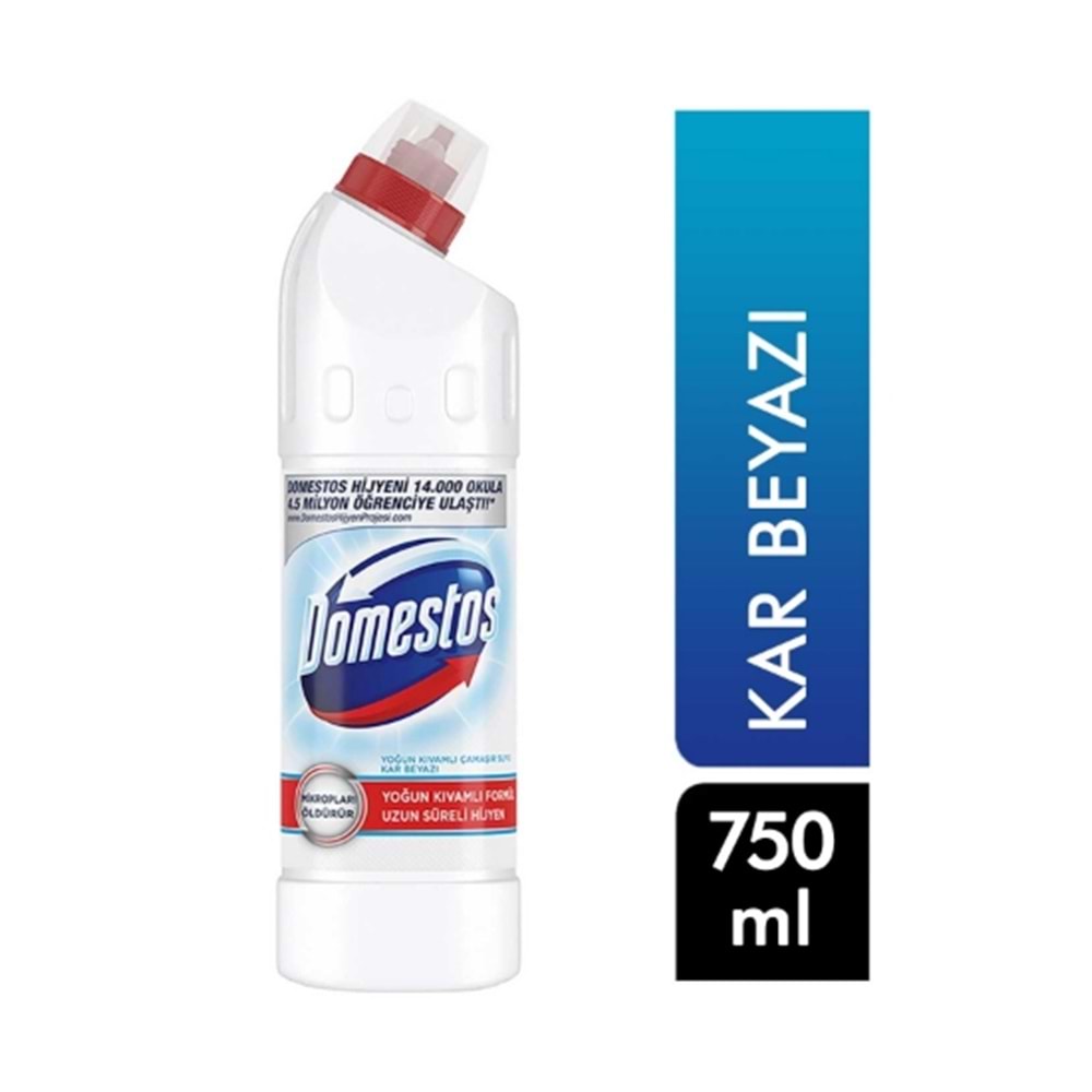 750 ML DOMESTOS KARBEYAZ ULTRA ÇAMAŞIR SUYU