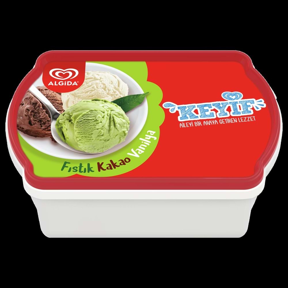 1400 ML ALGIDA KEYIF FISTIK VANİLYA KAKAO