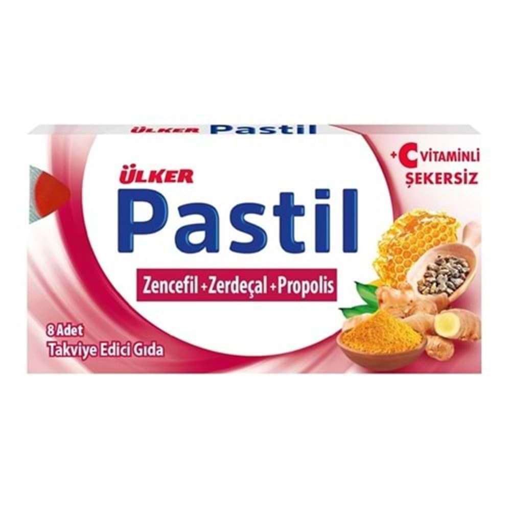 22,4 GR ÜLKER PASTİL ZENCEFİL ZERDEÇAL PROPOLİS