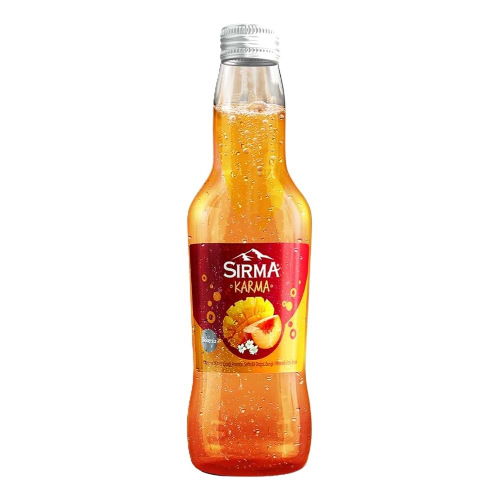 250 MLL SIRMA KARMA MANGO&KARAMÜRVER ÇİÇEĞİ AROMALI DOĞAL MİNERALLİ MADENSUYU