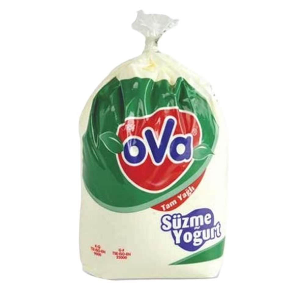 850 GR OVA TAM YAĞLI SÜZME YOĞURT
