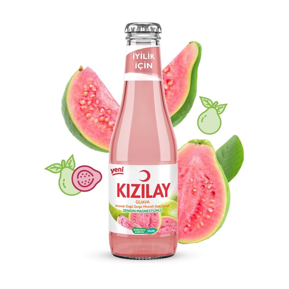 200 ML KIZILAY* GUAVA AROMALI MADEN SUYU