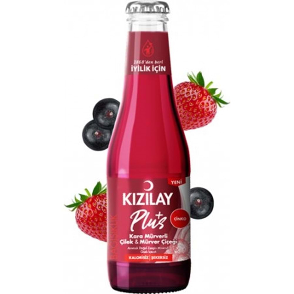 200 ML KIZILAY* + PLUS KARA MÜRVER ÇİLEK AROMALI