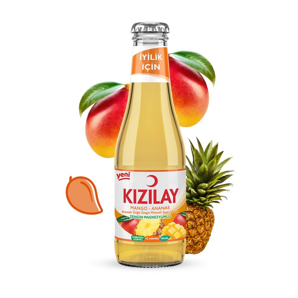 200 ML KIZILAY* MANGO AROMALI MADENSUYU