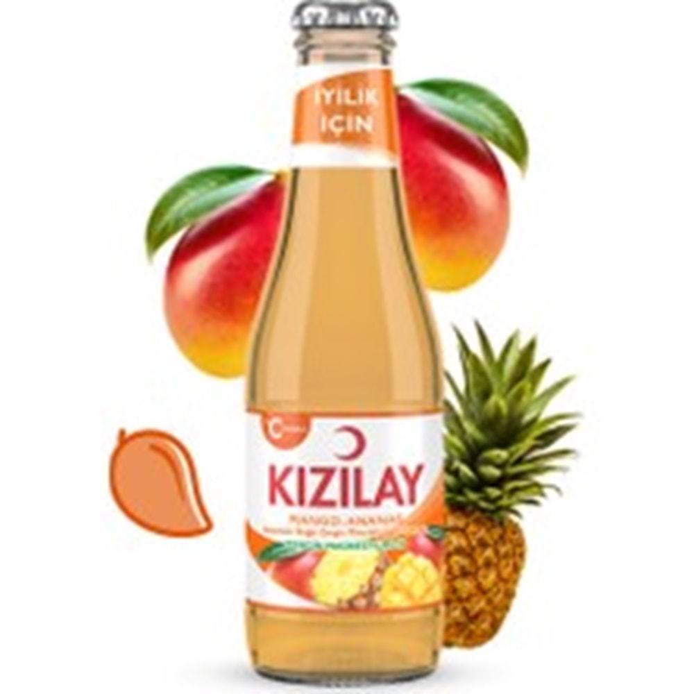 200 ML KIZILAY* ŞEFTALİ&MANGO AROMALI MADENSUYU
