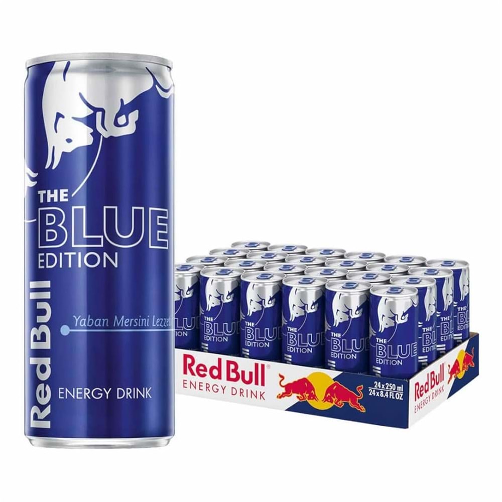 250 ML REDBUL BLUE YABAN MERSİNİ LEZ.