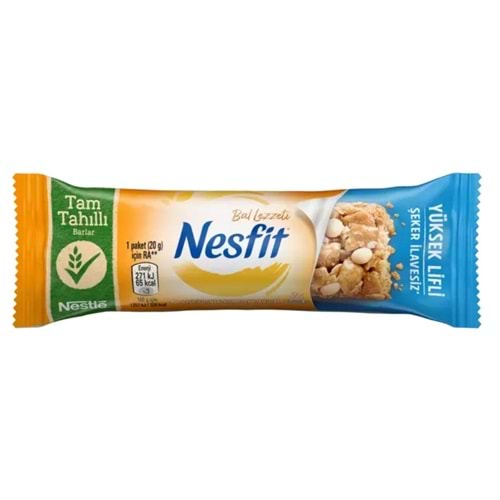 20 GR NESTLE NESFİT BAL LEZZETLİ TAM TAHIL LİFLİ BESİN
