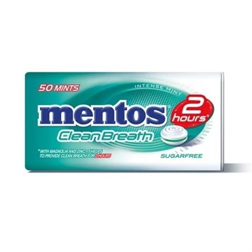 50 ADET MENTOS YOĞUN NANE AROMA SIKI ŞEKER