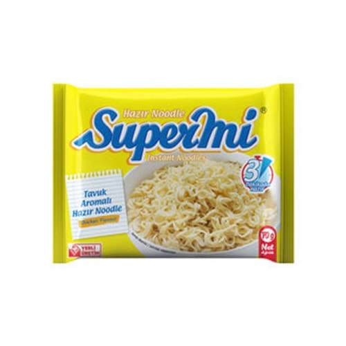 70 GR SUPERMİ TAVUK AROMALI HAZIR NOODLE