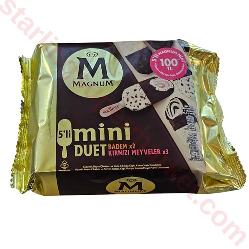 300 ML ALGİDA MAGNUM MİNi DUET 5Lİ