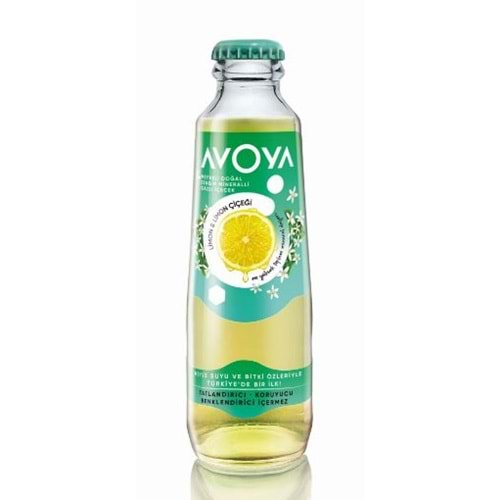 200 ML AVOYA* LİMON AROMALI MEYVELİ MADEN SUYU