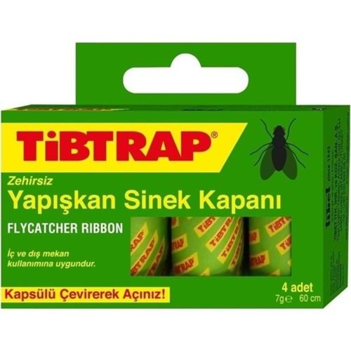4 ADET TİPTRAP YAPIŞKAN SİNEK KAPANI