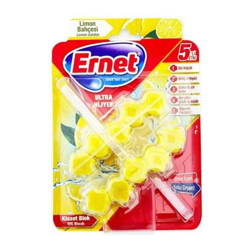 2X50 GR ERNET LİMON BAHÇESİ KLOZET KOKU GİDERİCİ