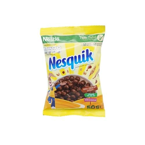 50 GR NESTLE NESQUİKKAKAOLU TAHIL GEVREĞİ