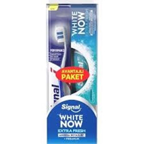50 ML SİGNAL WHİTE NOW YOĞUN FERAHLIK DİŞ MACUNU+ FIRÇA