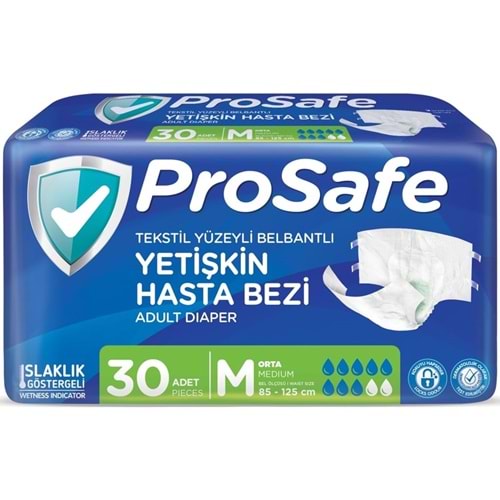 30 ADET PROSAFE MİDİUM ORTA YETİŞKİN HASTA BEZİ