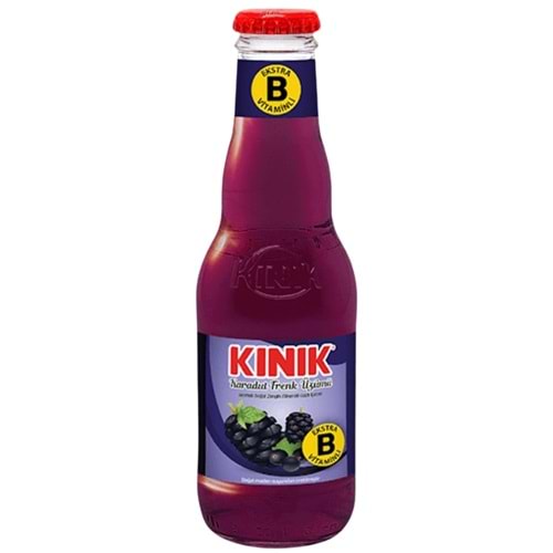 200 ML KINIK* KARADUT FRENK ÜZÜMLÜ AROMA MEYVELİ MADEN SUYU