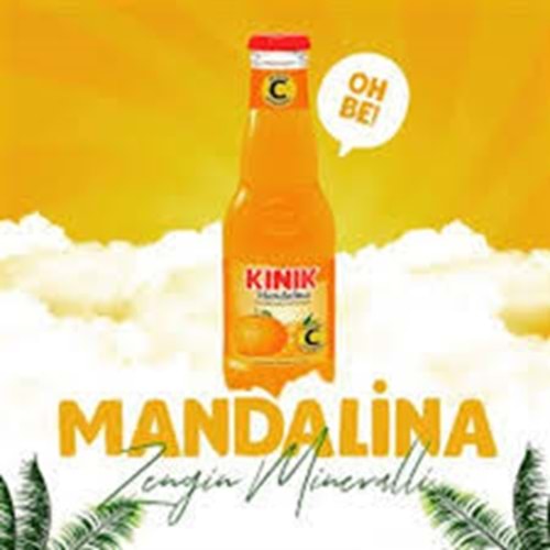 200 ML KINIK* MANDALİNA AROMA MEYVELİ MADEN SUYU