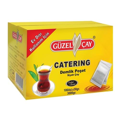 100 ADET GÜZELÇAY DEMLİK POŞET SİYAH ÇAY