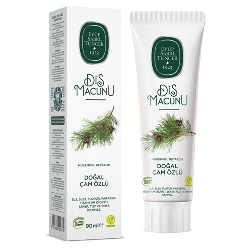 90 ML EYÜP SABRİ TUNCER DOĞAL ÇAM ÖZÜ DİŞ MACUNU