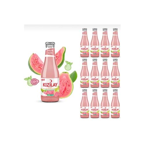 6X200 ML KIZILAY6 GUAVA AROMALI MADEN SUYU