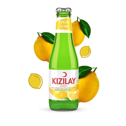 200 ML KIZILAY* LİMON AROMALI MADEN SUYU
