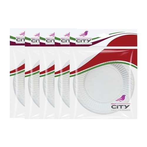 10 ADET NEWCİTY PLASTİK TABAK KÜÇÜK