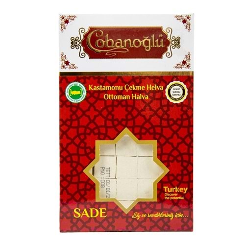100 GR ÇOBANOĞLU SADE KASTAMONU ÇEKME OSMANLI HELVASI
