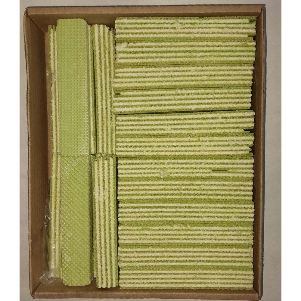 1000 GR GÜLİZ EL YAPIM ANTEP FISTIKLI GOFRET (%100 PANCAR ŞEKERİ)-(5205)